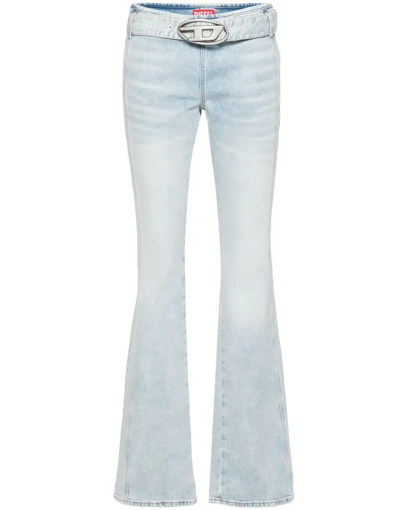 Diesel D-Ebbey Schlagjeans mit Gürtel - Blau Blau