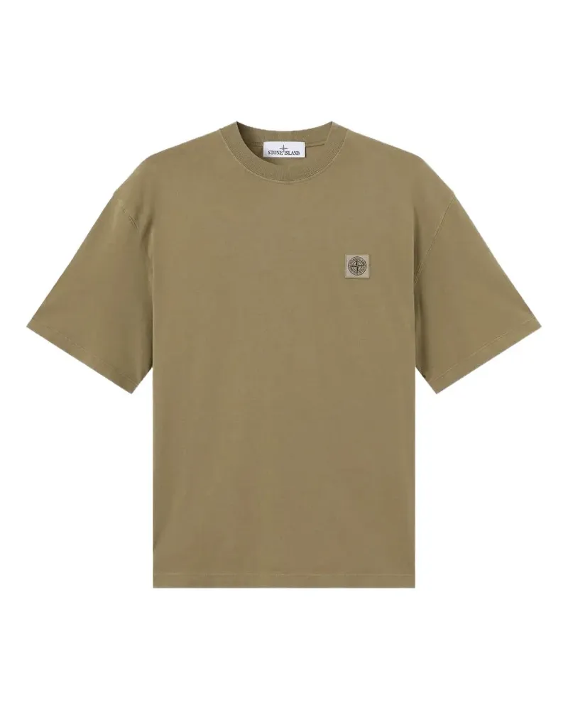 Stone Island 2100030 combed organic cotton jersey T-shirt - Grün Grün
