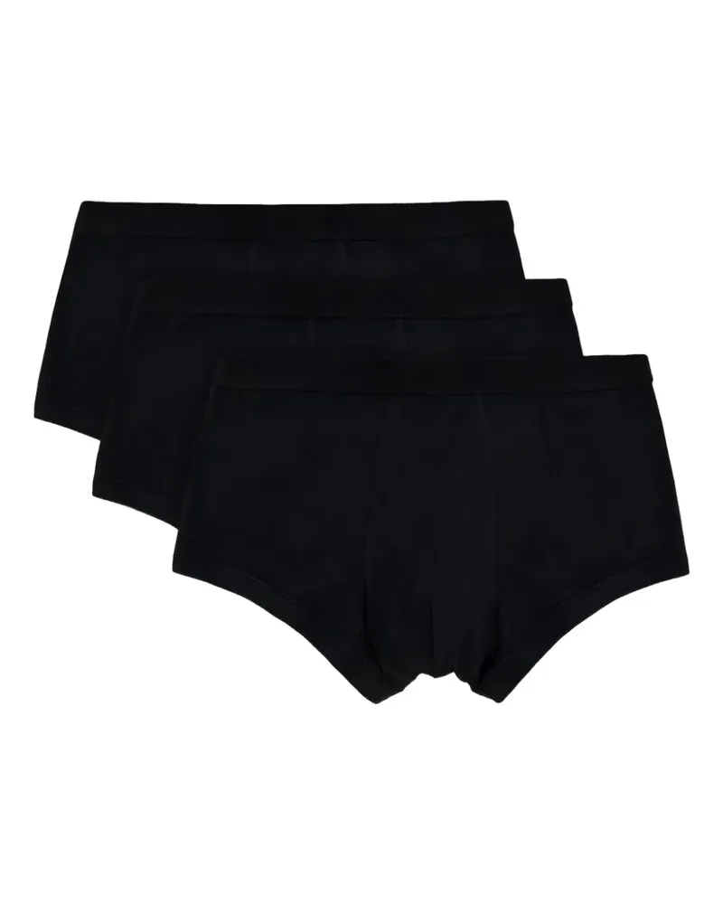 Giorgio Armani logo-band boxers (set of three) - Schwarz Schwarz