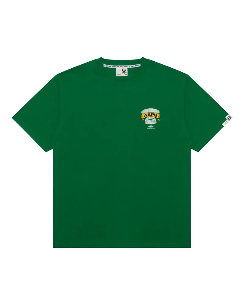 BAPE graphic -print T-shirt - Grün Grün