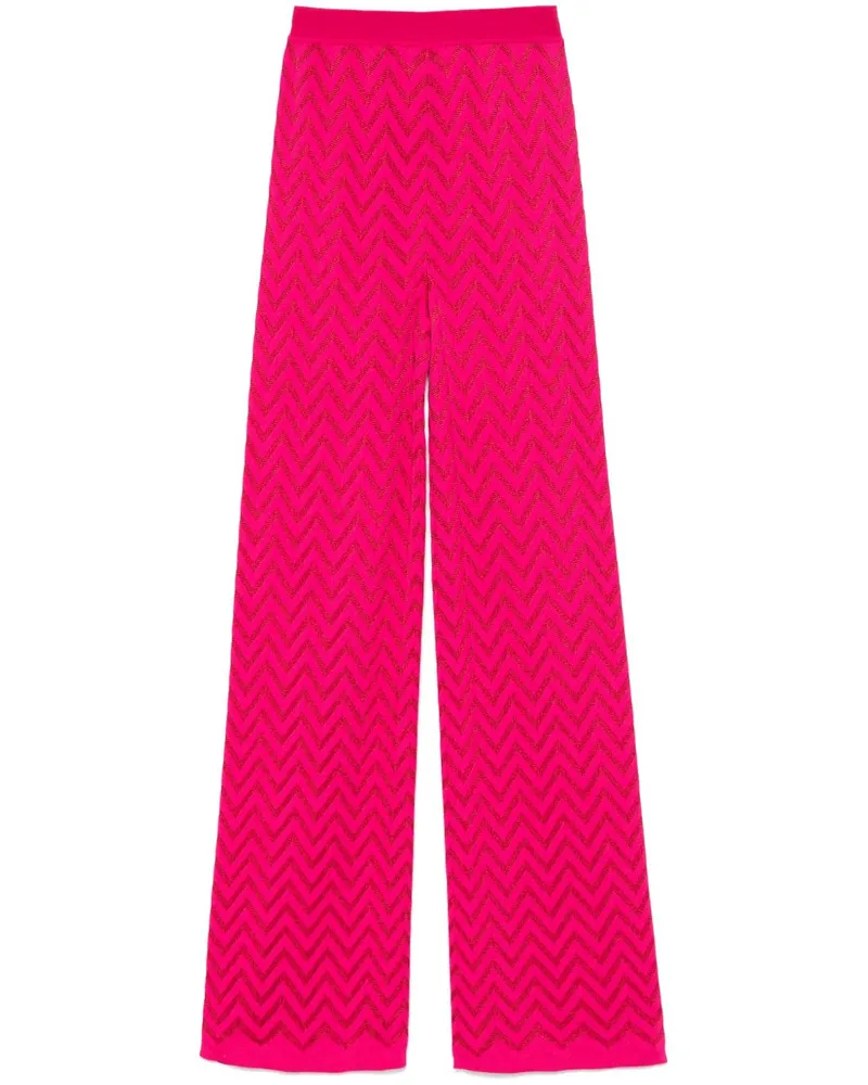 Missoni Hose mit Muster - Rosa Rosa