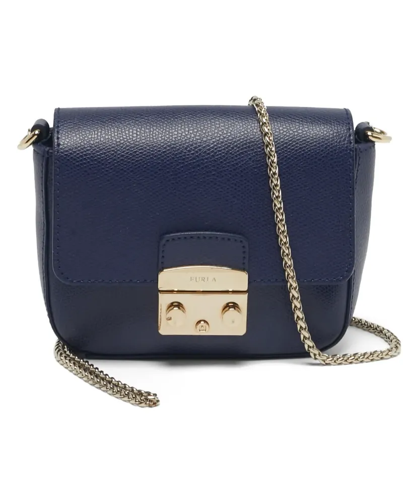 Furla Mini Metropolis Umhängetasche - Blau Blau