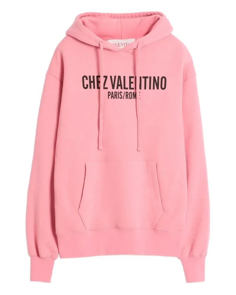Valentino Garavani Hoodie mit Chez-Print - Rosa Rosa