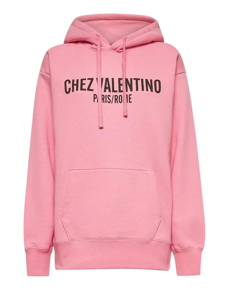 Valentino Garavani Hoodie mit Chez-Print - Rosa Rosa