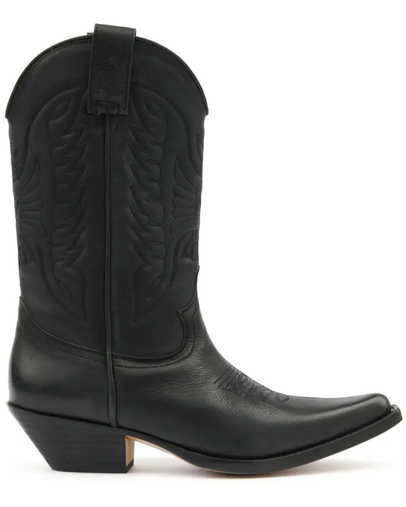 Maison Margiela Cowboystiefel mit Einsätzen - Schwarz Schwarz