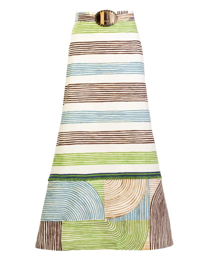 Silvia Tcherassi Lyla midi skirt - Weiß Weiß