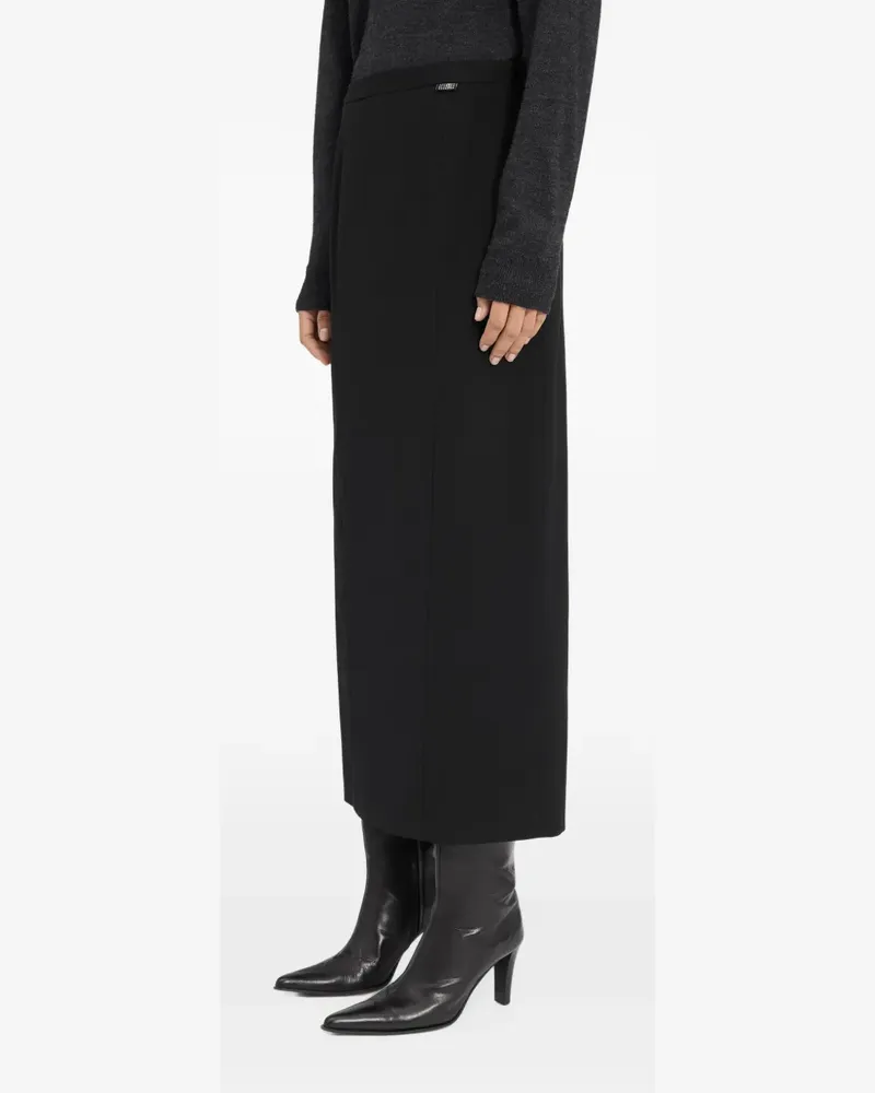 Maison Margiela Midirock mit Einsätzen - Schwarz Schwarz