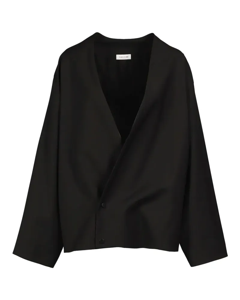 Fear of God Jacke ohne Revers - Schwarz Schwarz