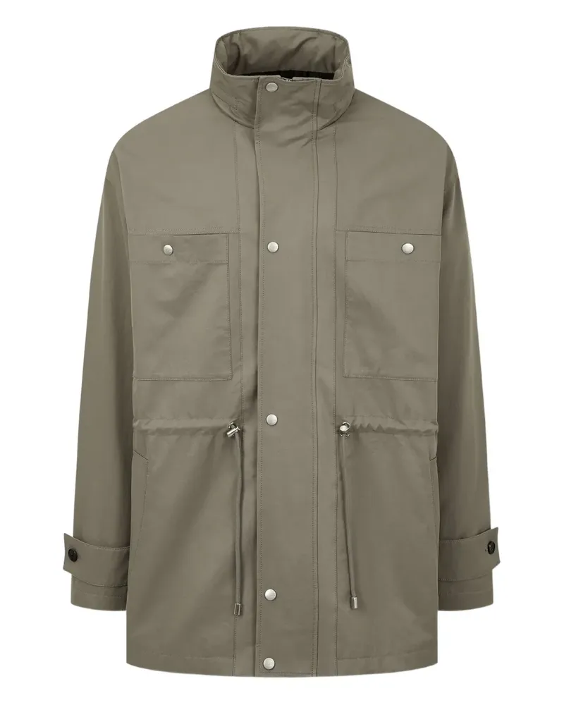 STUDIO TOMBOY Utility-Jacke mit abnehmbarer Kapuze - Grün Grün