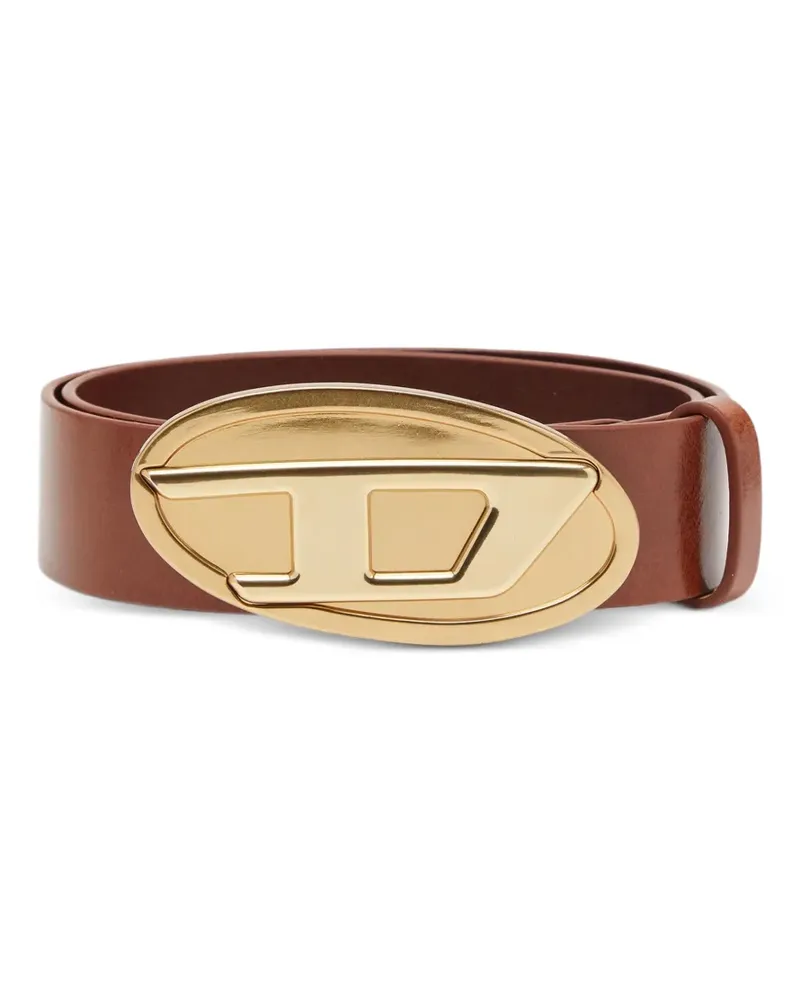 Diesel B-1dr 2.0 Gürtel mit Logo-Schnalle - Braun Braun