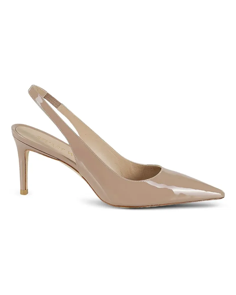 Stuart Weitzman Spitze Slingback-Pumps - Nude Nude