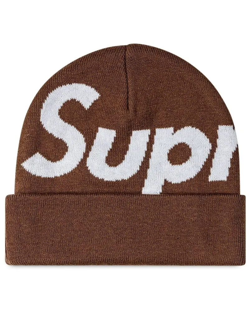 Supreme Being Beanie mit Oversized-Logo - Braun Braun