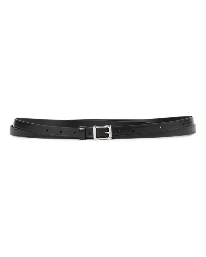 Ann Demeulemeester Adonica calf leather belt - Schwarz Schwarz