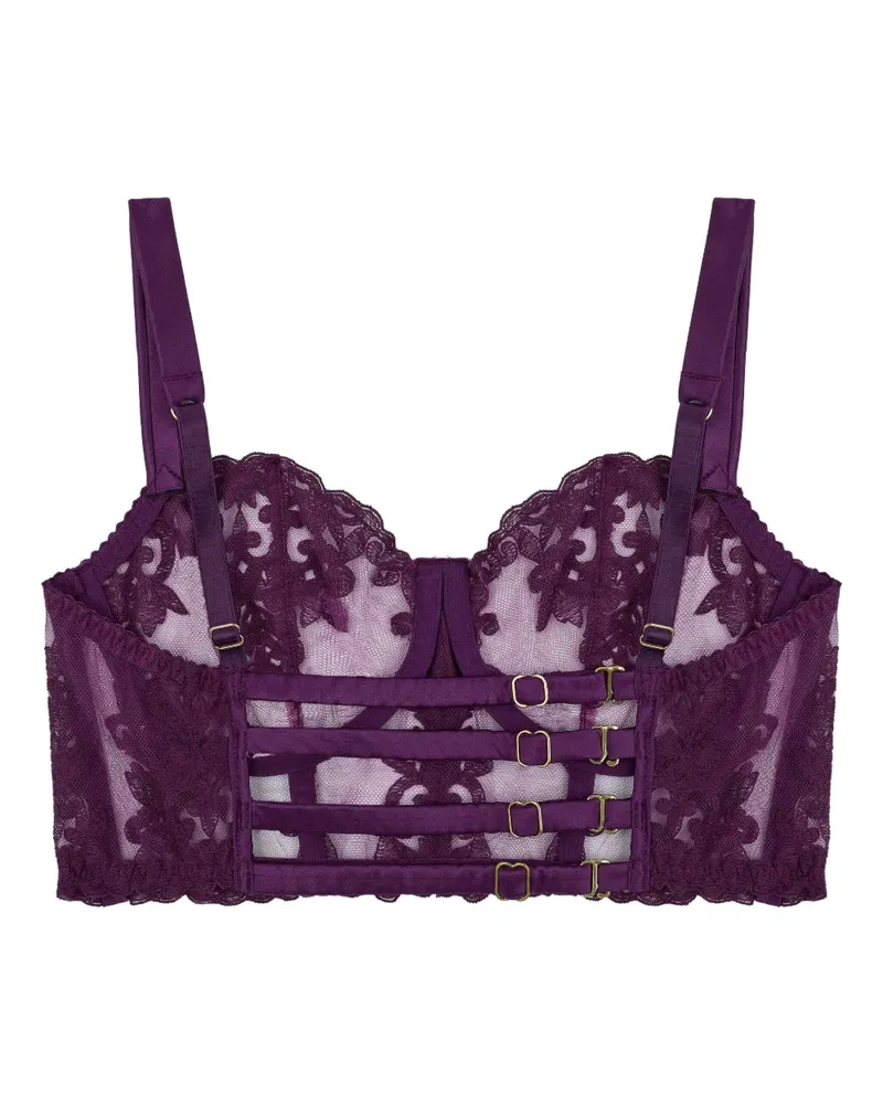 Fleur Of England Cecilia Balconette-BH aus Spitze - Violett Violett