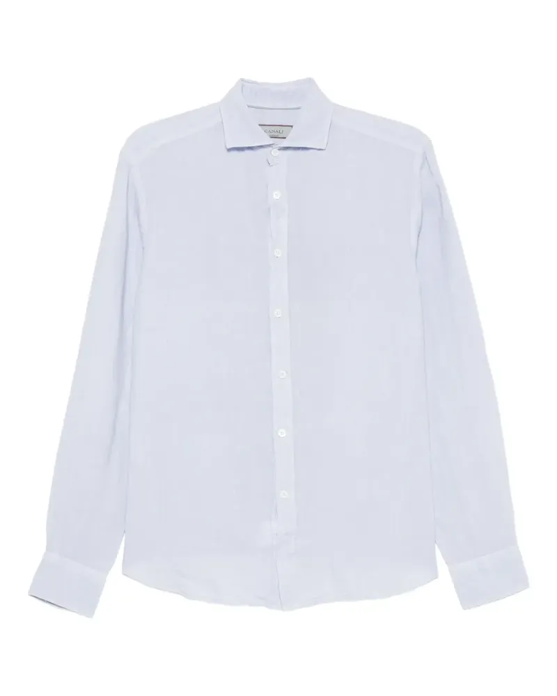 Canali long-sleeve shirt - Blau Blau