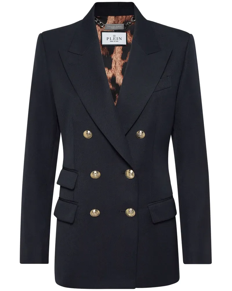 Philipp Plein Blazer mit Marine-Fit - Blau Blau