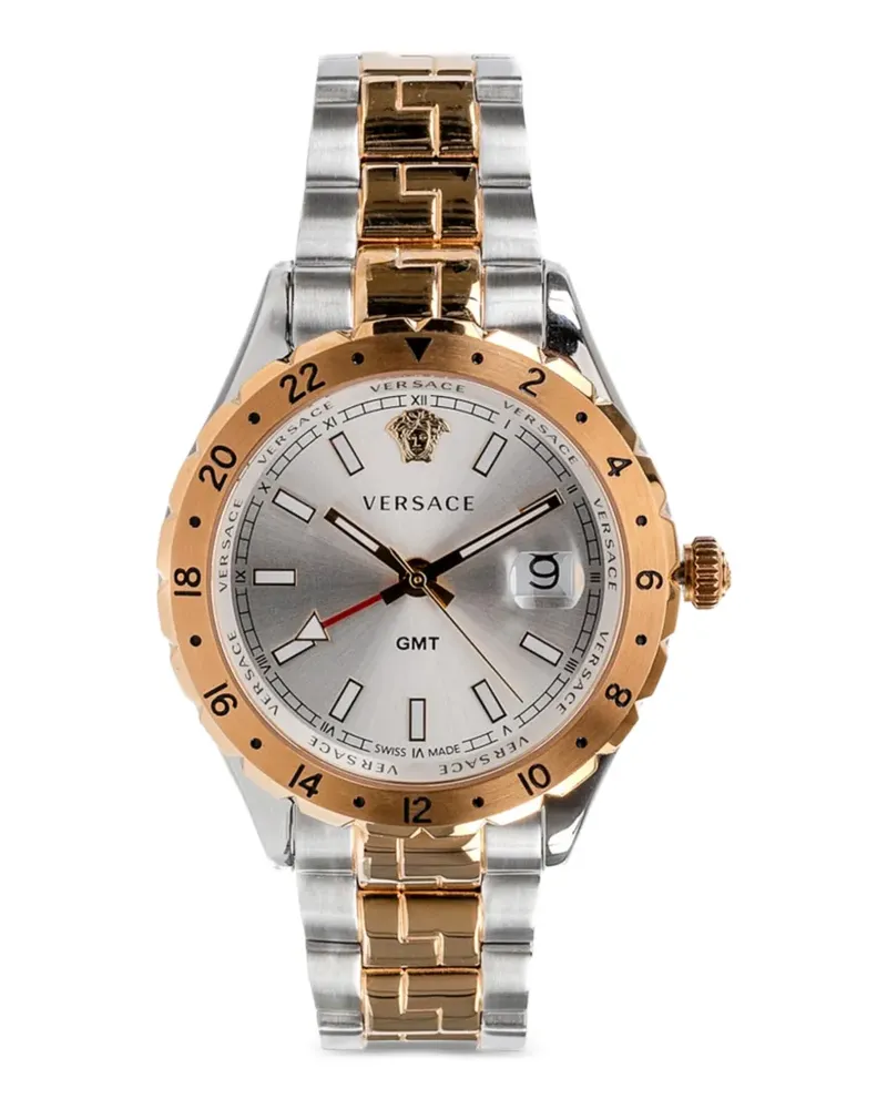Versace GMT Greca 42mm watch - Silber Silber
