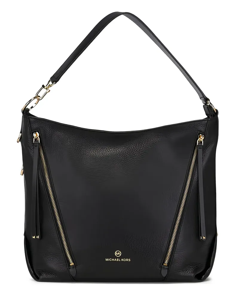 Michael Kors Schultertasche mit Reißverschluss - Schwarz Schwarz