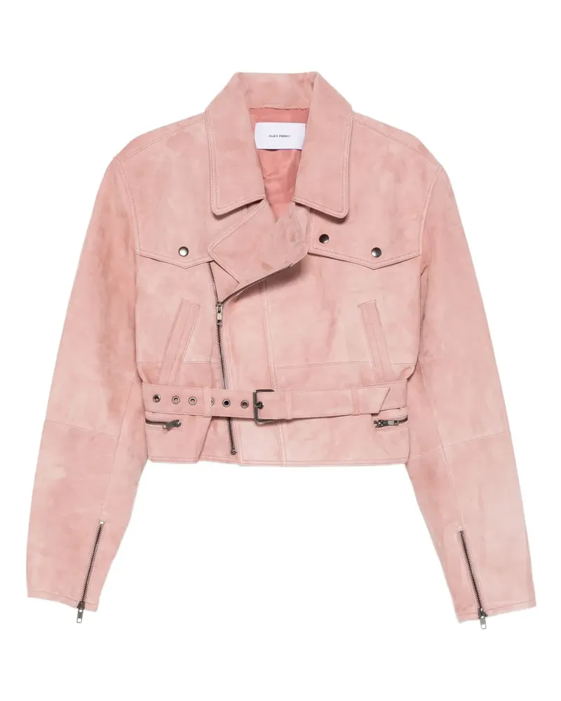 Alex Perry Mantel mit Gürtel - Rosa Rosa