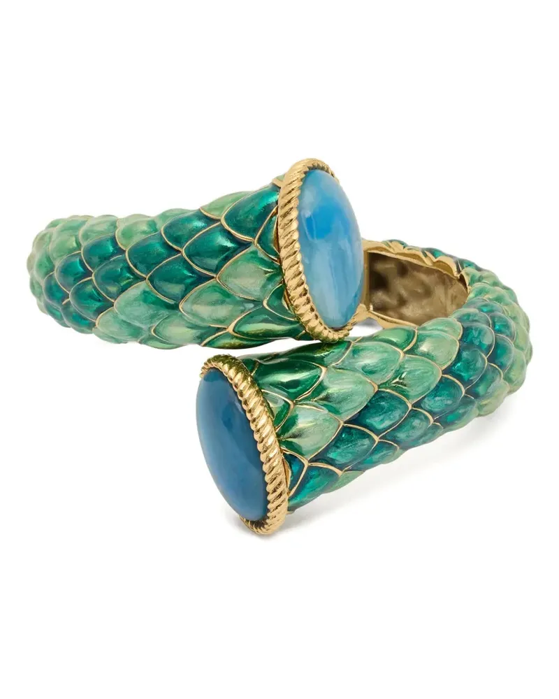 Roberto Cavalli Scaled Armspange - Gold Gold