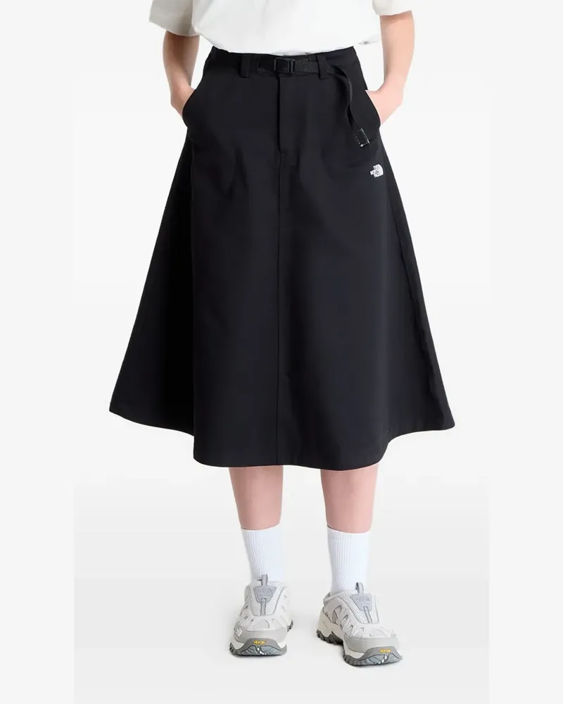 The North Face belted A-line mid skirt - Schwarz Schwarz