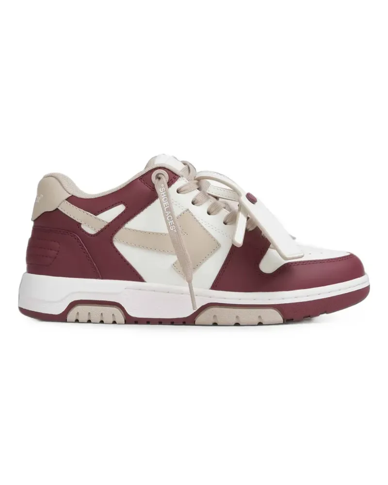 OFF-WHITE Out Of Office leather sneakers - Weiß Weiß