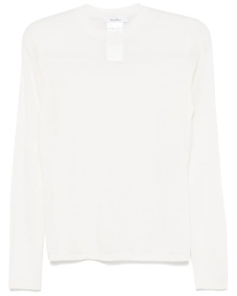 Max Mara Afelio Pullover - Weiß Weiß