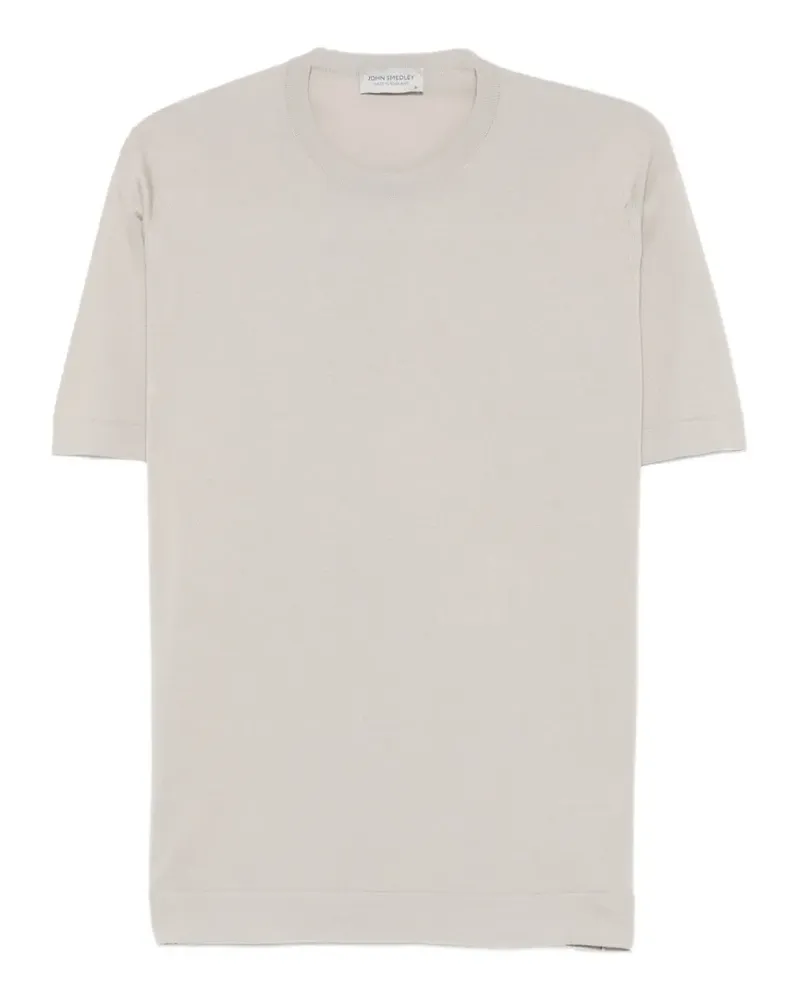 John Smedley Lorca T-shirt - Grau Grau