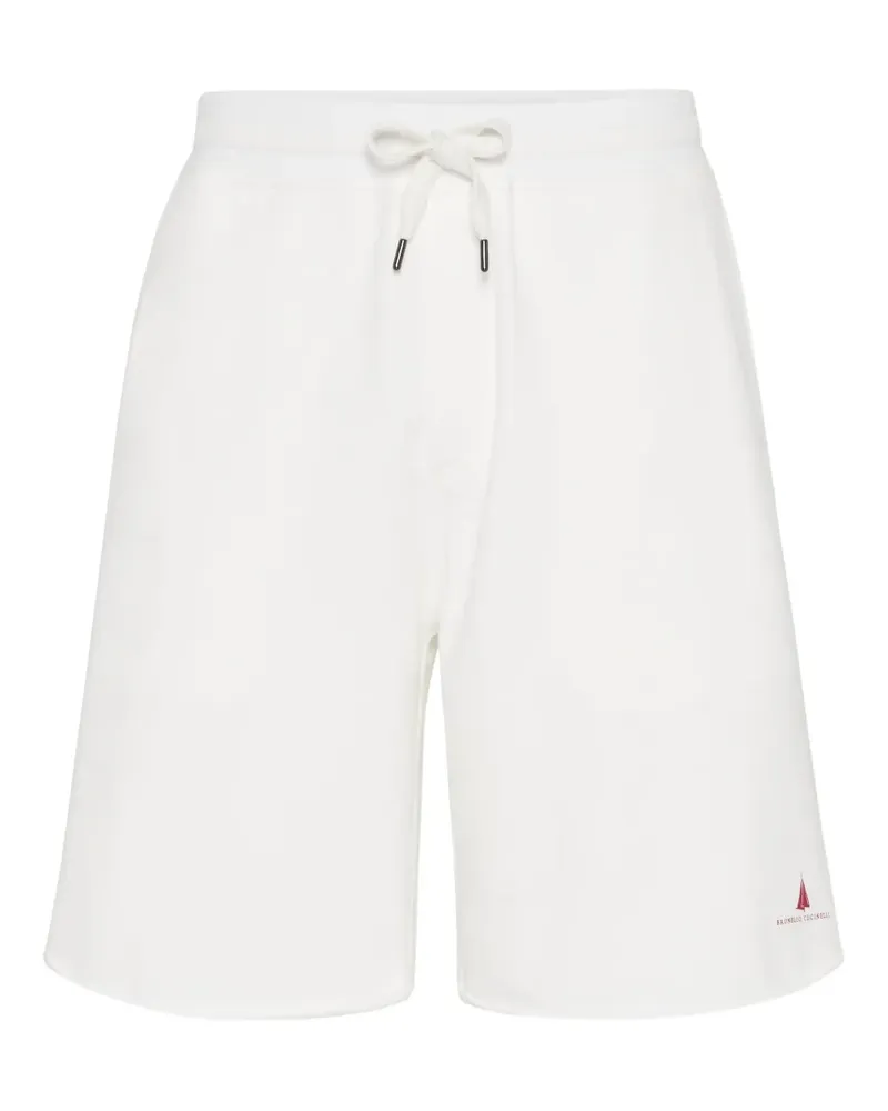 Brunello Cucinelli Bermudas aus Frottee - Weiß Weiß