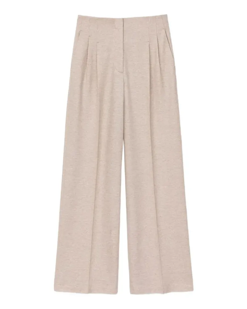 Iris von Arnim Plisseehose mit geradem Schnitt - Nude Nude