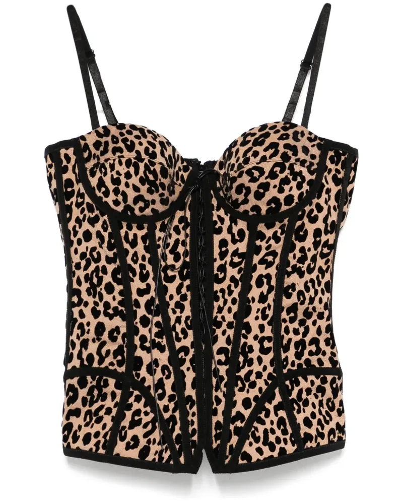 Giuseppe di Morabito Corsage mit Print - Nude Nude