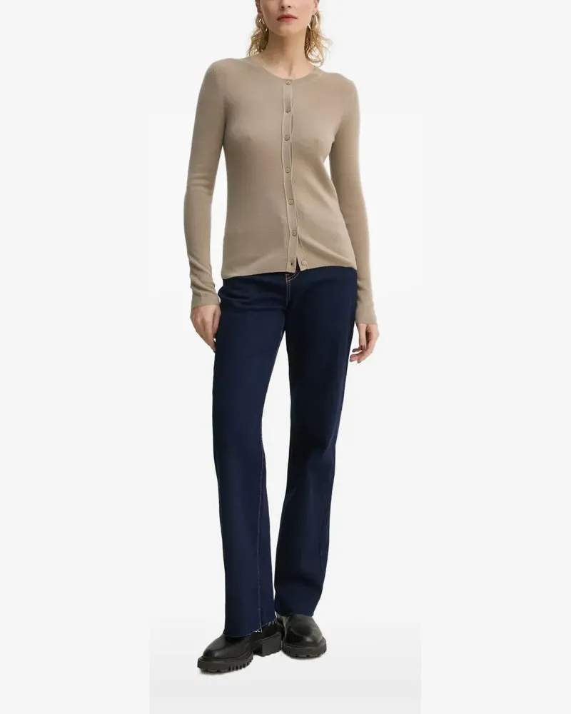 Marc O'Polo Gerippter Cardigan - Nude Nude