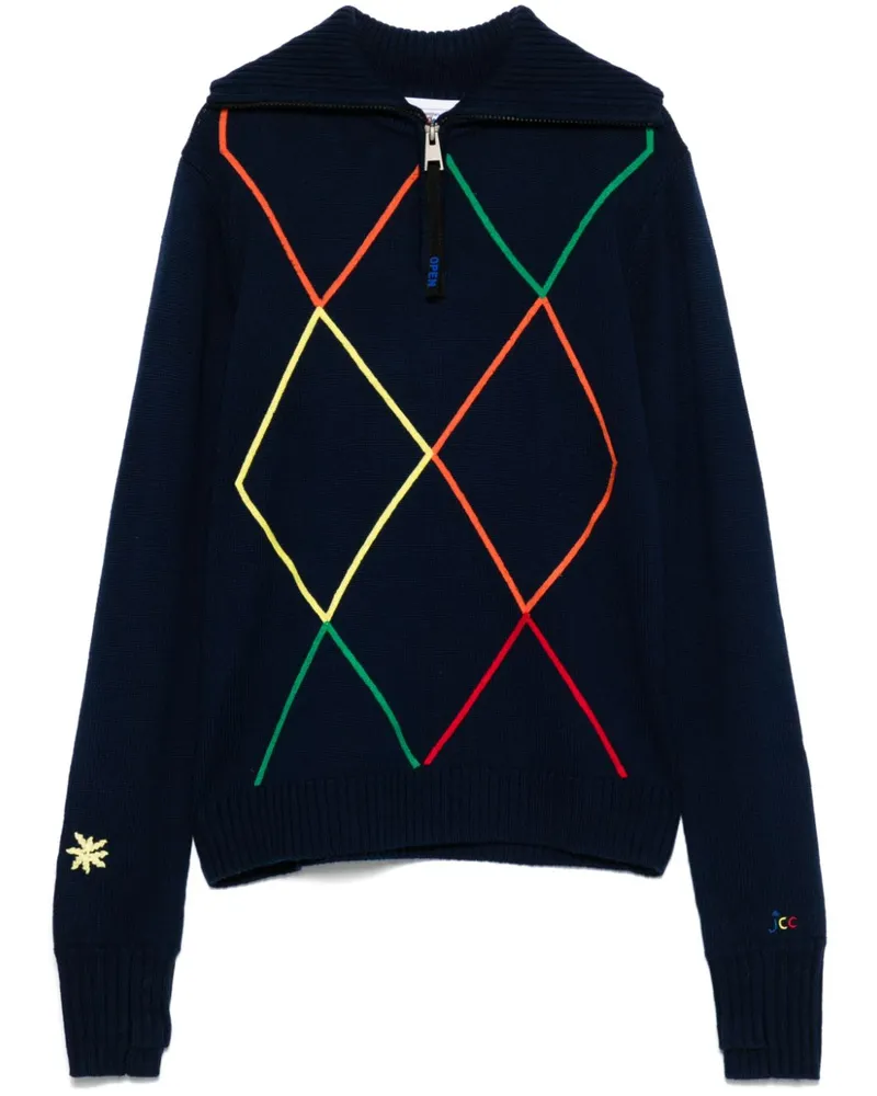 Rossignol x JCC Pullover aus Merinowolle - Blau Blau