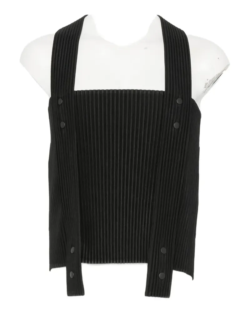 Issey Miyake Painter's Gear sleeveless top - Schwarz Schwarz