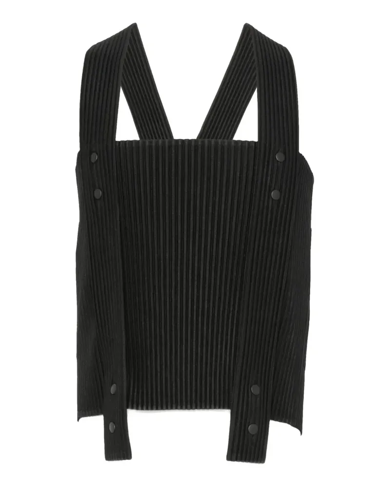 Issey Miyake Painter's Gear sleeveless top - Schwarz Schwarz