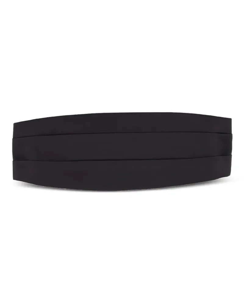 Tom Ford pleated cummerbund belt - Schwarz Schwarz