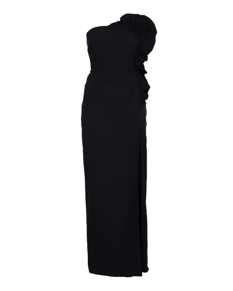 SIR Schulterfreies Siella Kleid mit Rüschen - Schwarz Schwarz