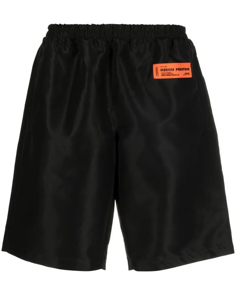 Heron Preston Joggingshorts mit Logo-Patch - Schwarz Schwarz