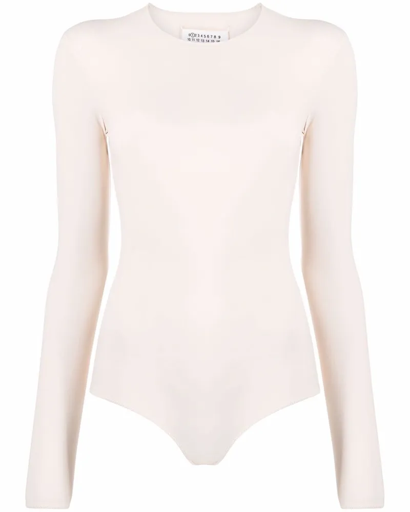 Maison Margiela Body mit rundem Ausschnitt - Nude Nude