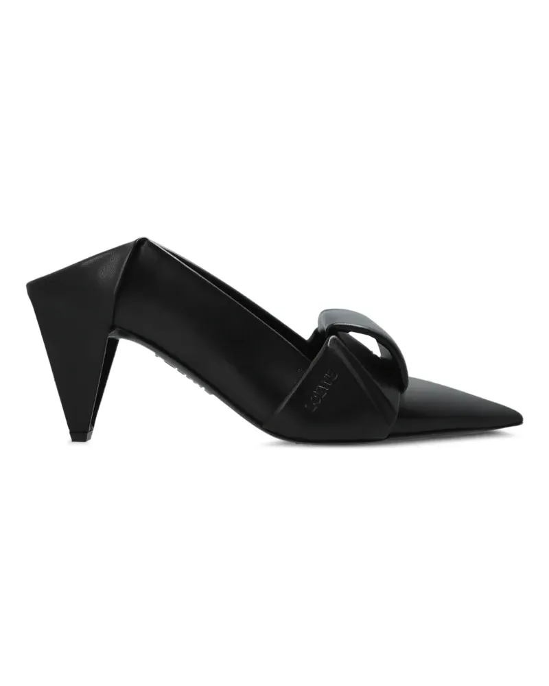 Loewe Origami pointed-toe leather pumps - Schwarz Schwarz