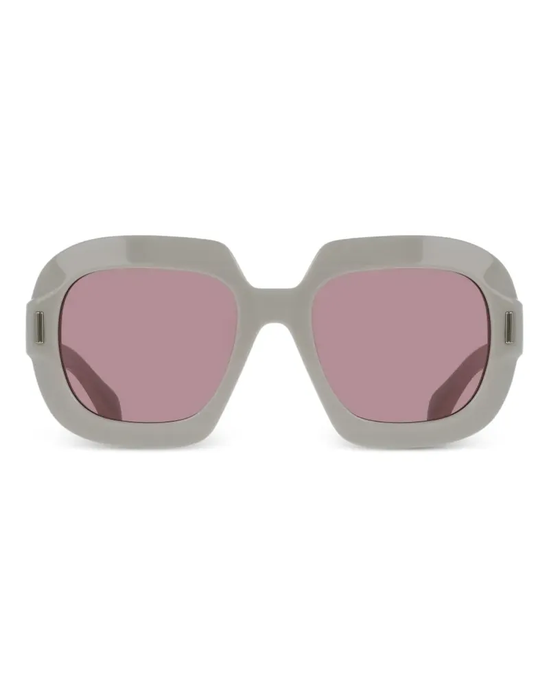 Ferragamo square-frame sunglasses - Nude Nude