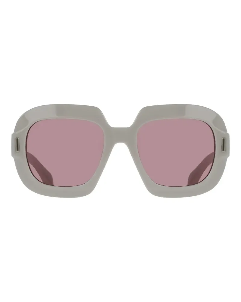 Ferragamo square-frame sunglasses - Nude Nude