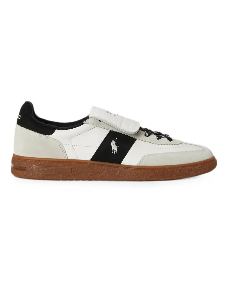 Ralph Lauren Sneakers mit Logo-Stickerei - Weiß Weiß