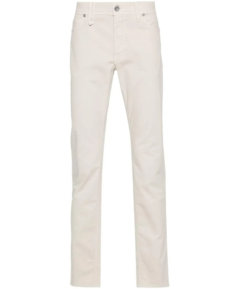 Brioni Halbhohe Chamonix Straight-Leg-Jeans - Nude Nude
