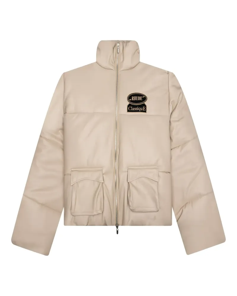RHUDE Steppjacke mit Stickerei - Nude Nude