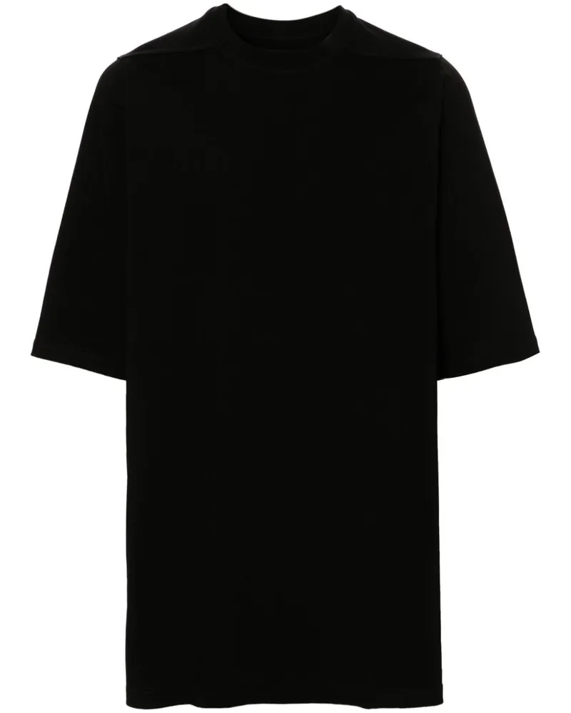 Rick Owens Jumbo T-Shirt aus Bio-Baumwolle - Schwarz Schwarz