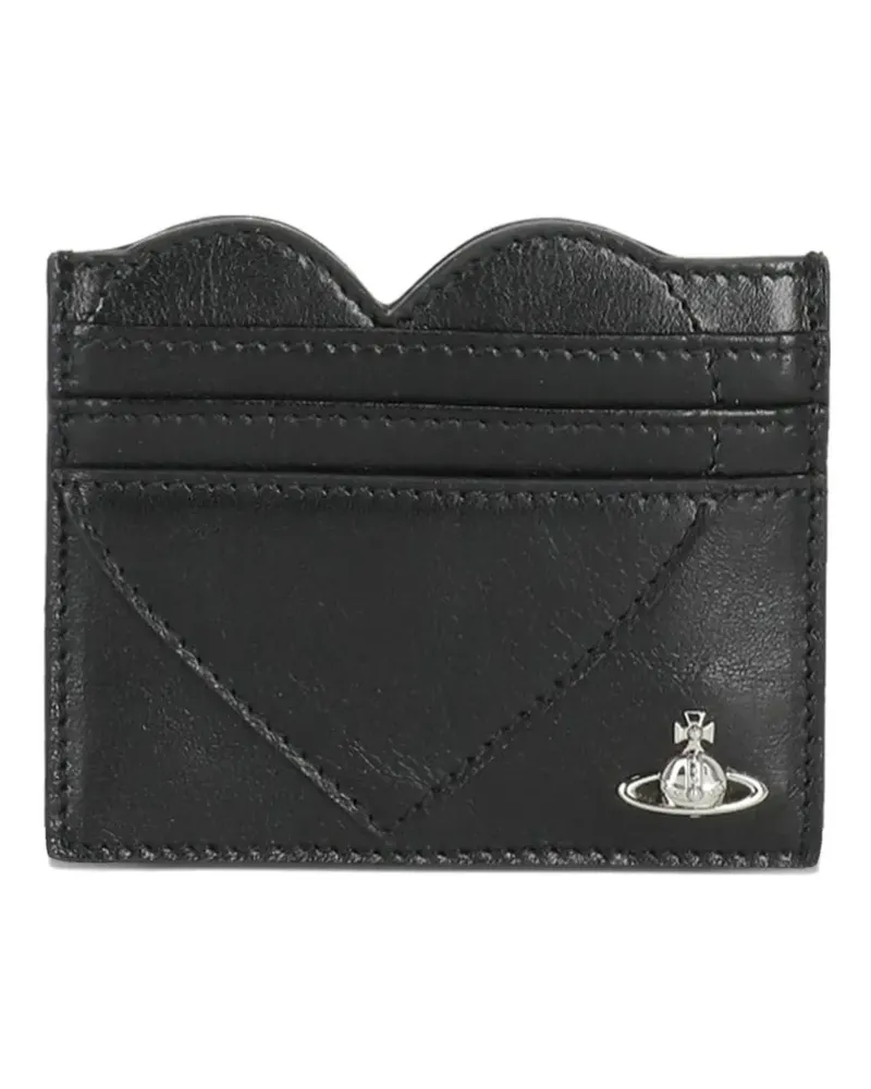 Vivienne Westwood Orb-appliqué cardholder - Schwarz Schwarz