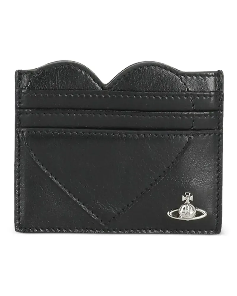 Vivienne Westwood Orb-appliqué cardholder - Schwarz Schwarz
