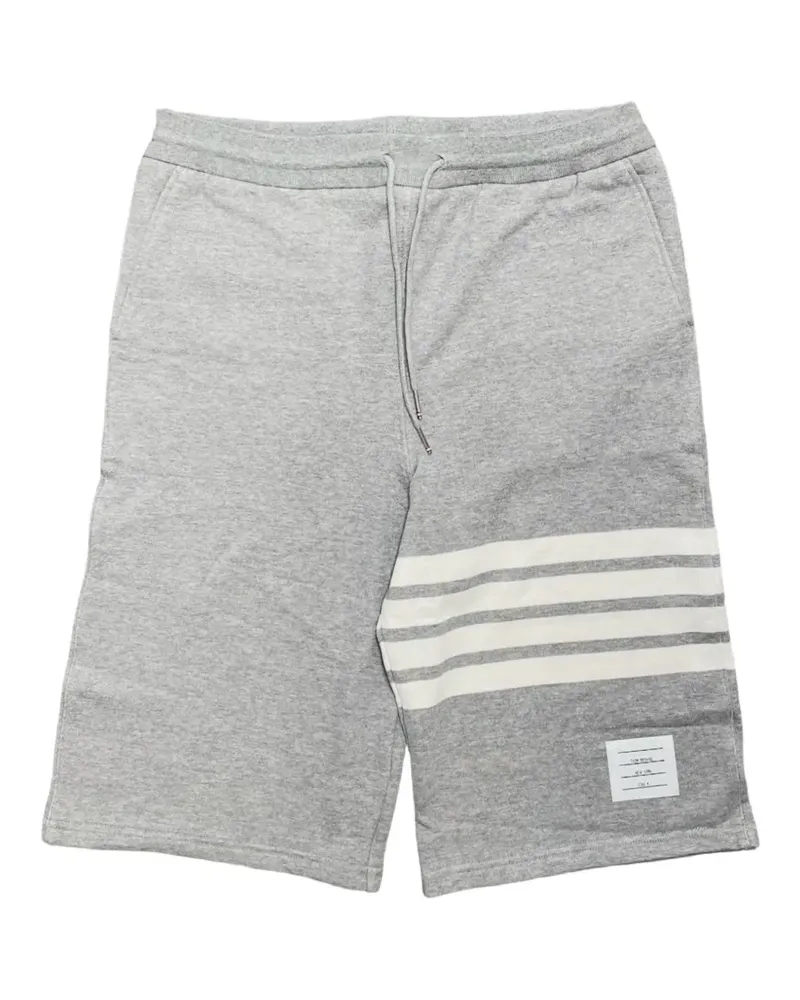 Thom Browne 4-Bar stripe shorts - Grau Grau