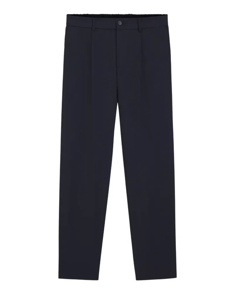 HUGO BOSS Auswaschbare Tapered-Hose aus Wollgemisch - Blau Blau